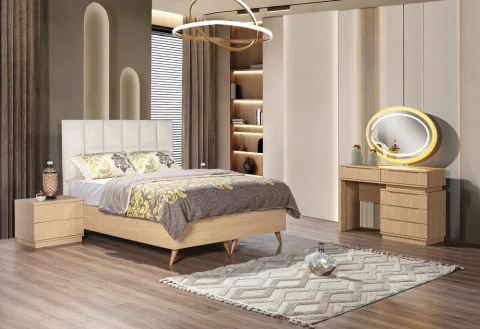 Çeşme Ceviz Yatak Odası